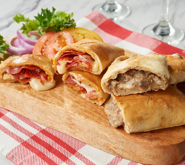 Pepperoni & Cheesesteak Stromboli